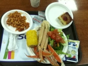 This meal made me crabby.